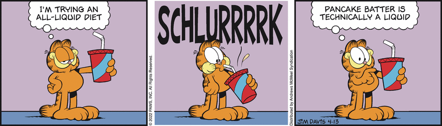 Garfield, April 13, 2022
