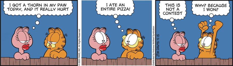 Garfield, April 15, 2022