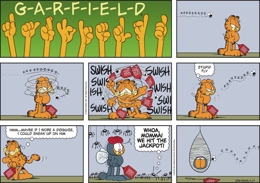Garfield, April 17, 2022