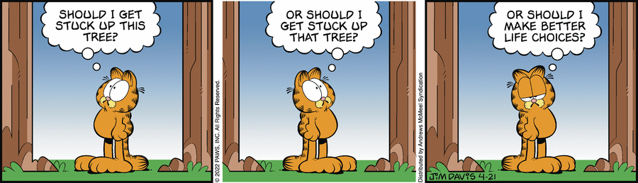 Garfield, April 21, 2022