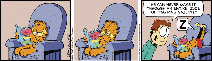 Garfield, April 23, 2022