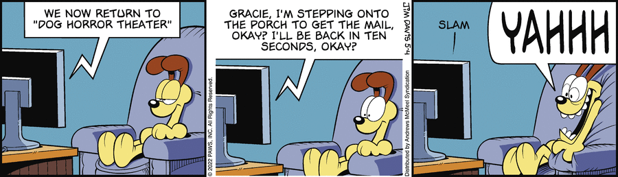 Garfield comic strip for Wednesday, May 4, 2022
