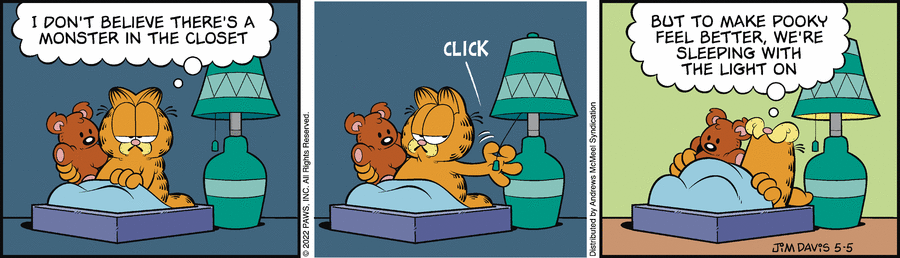 Garfield comic strip for Thursday, May 5, 2022
