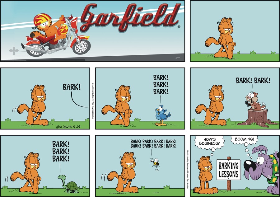 Garfield, May 29, 2022