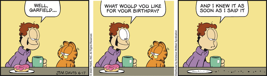 Garfield, June 17, 2022