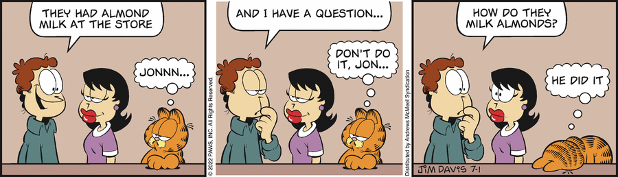Garfield, July 1, 2022