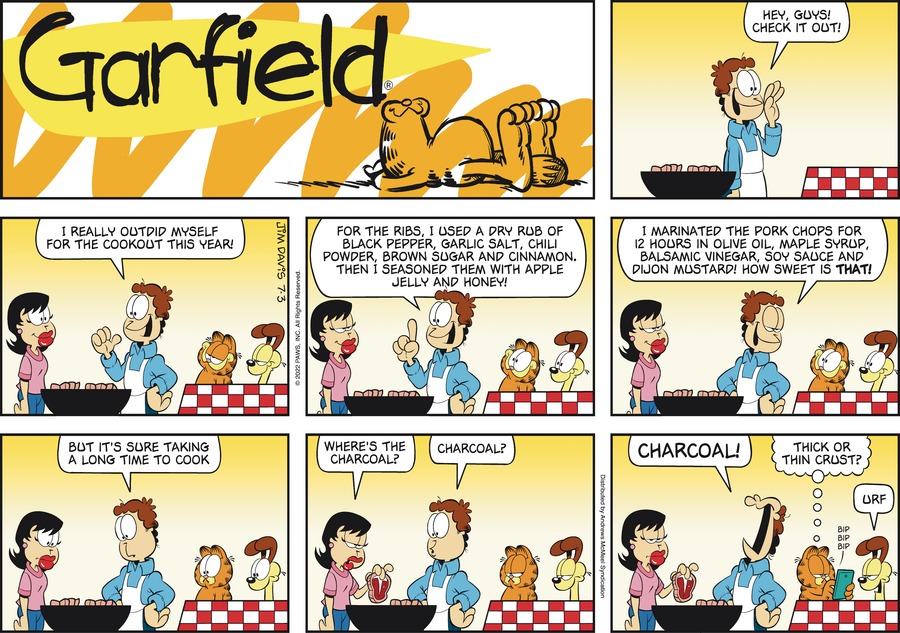 Garfield, July 3, 2022