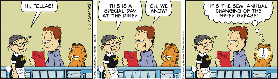 Garfield, July 5, 2022
