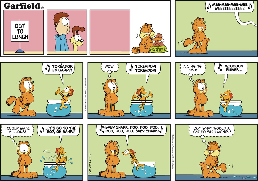 Garfield, July 17, 2022