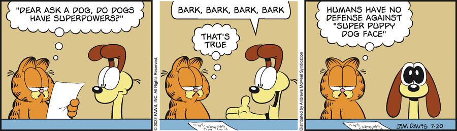 Garfield, July 20, 2022