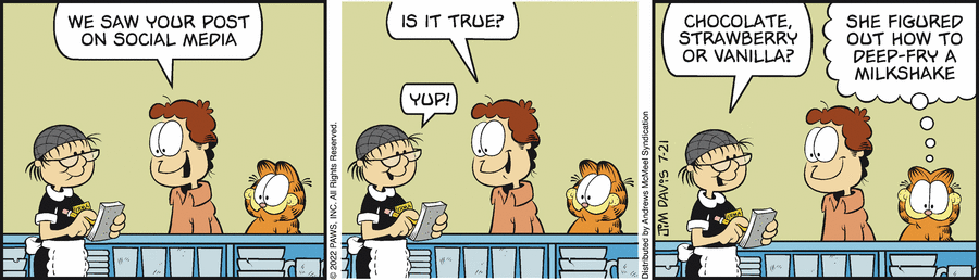 Garfield, July 21, 2022