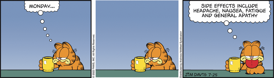 Garfield, July 25, 2022
