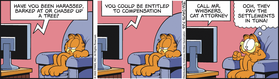 Garfield, July 26, 2022