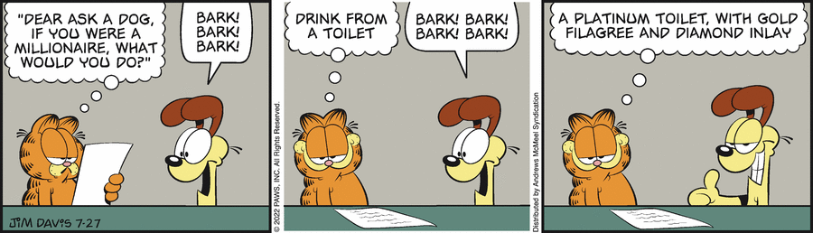 Garfield, July 27, 2022