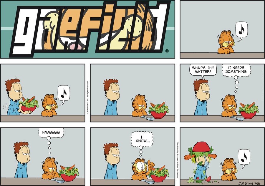 Garfield, July 31, 2022