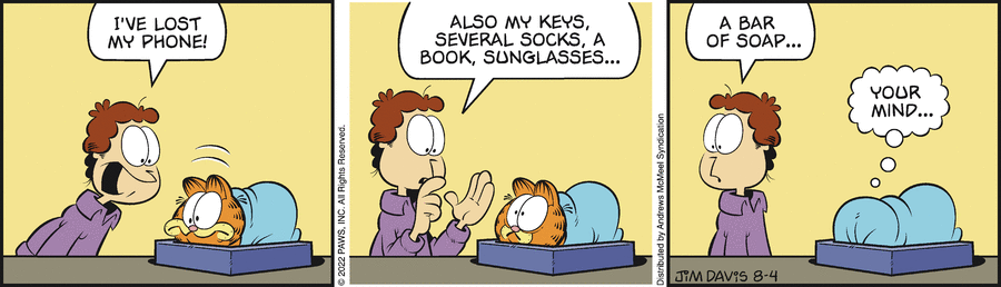 Garfield, August 4, 2022