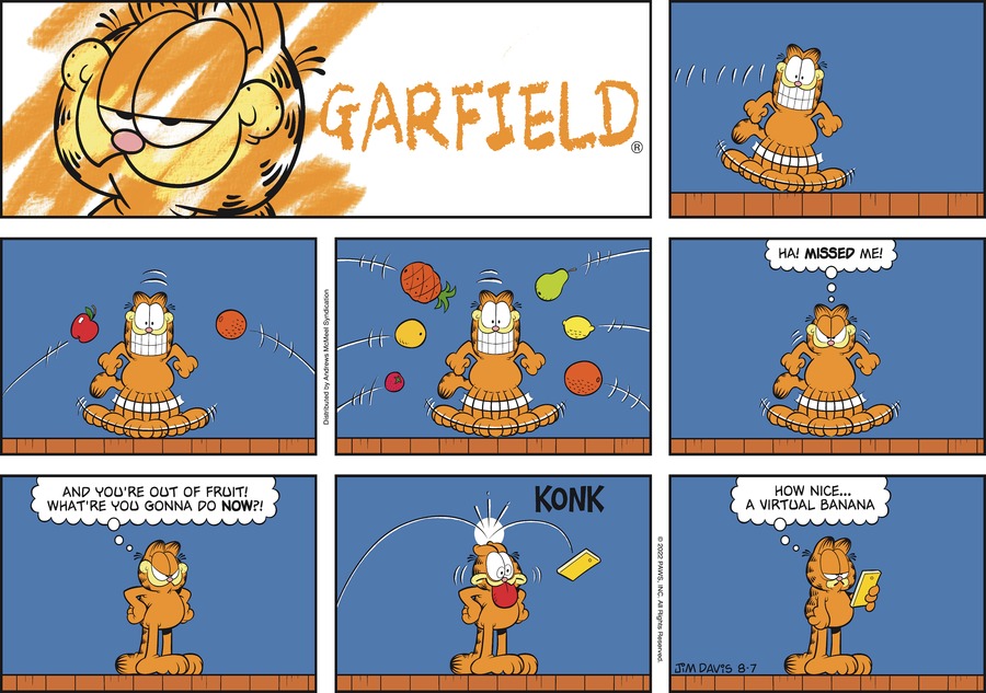 Garfield, August 7, 2022