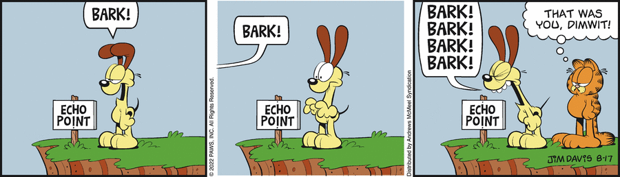 Garfield, August 17, 2022