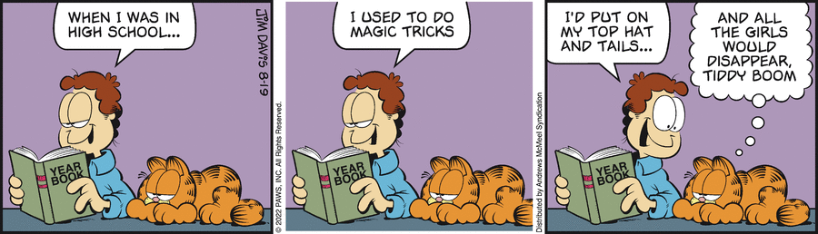 Garfield, August 19, 2022