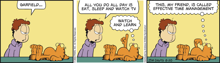 Garfield, August 20, 2022