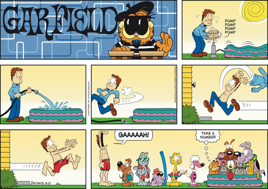 Garfield, August 21, 2022