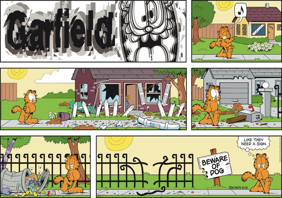 Garfield, August 28, 2022