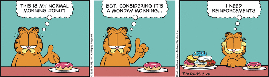 Garfield, August 29, 2022