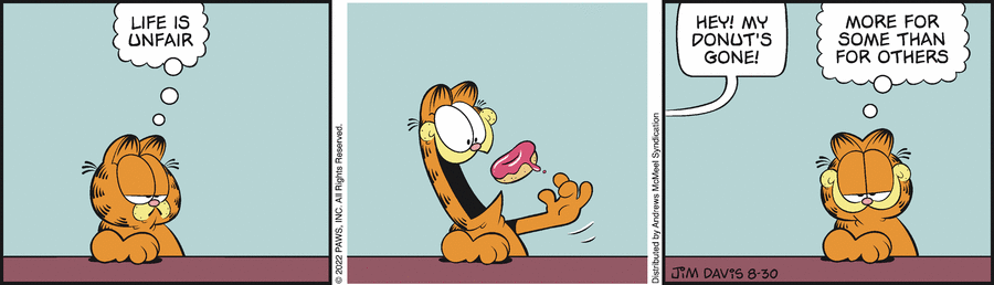 Garfield, August 30, 2022