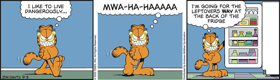 Garfield, September 3, 2022