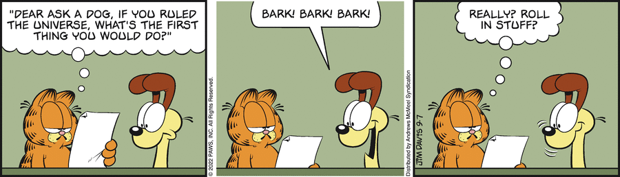 Garfield, September 7, 2022