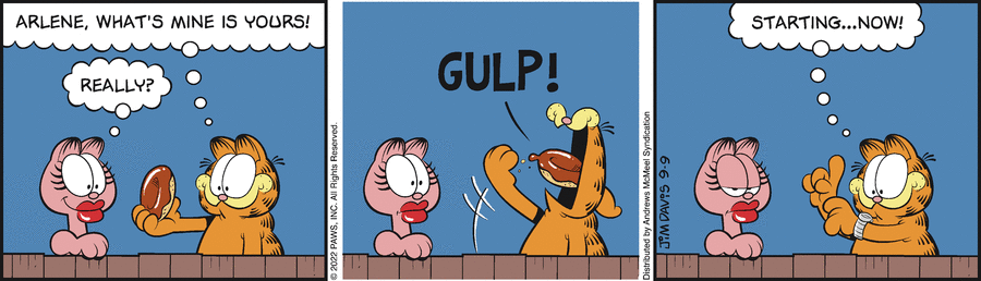 Garfield, September 9, 2022