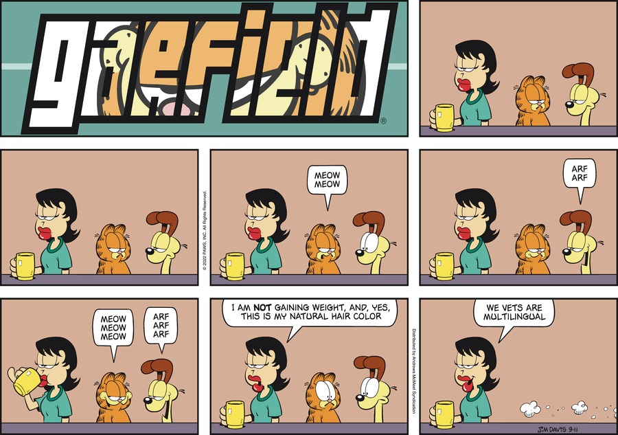 Garfield, September 11, 2022