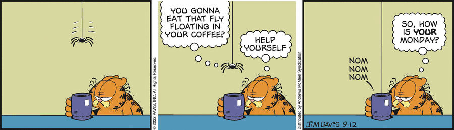 Garfield, September 12, 2022