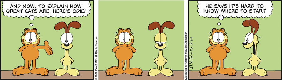 Garfield, September 14, 2022