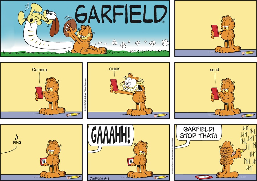 Garfield, September 18, 2022