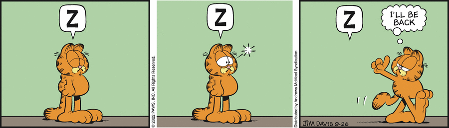 Garfield, September 26, 2022