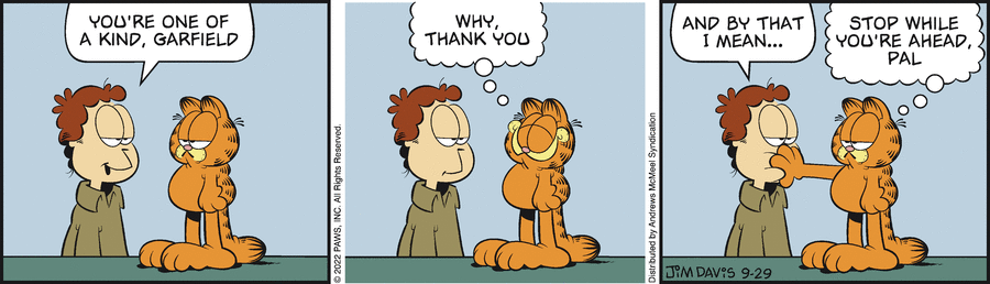 Garfield, September 29, 2022