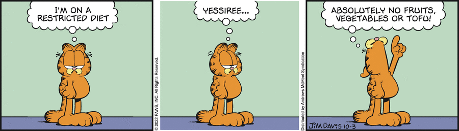 Garfield, October 3, 2022