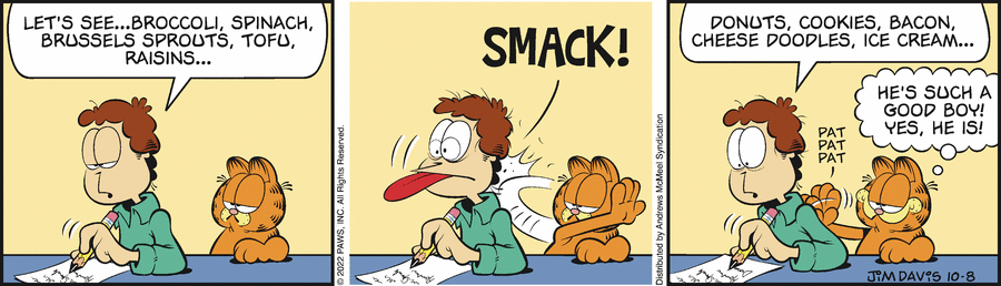 Garfield, October 8, 2022