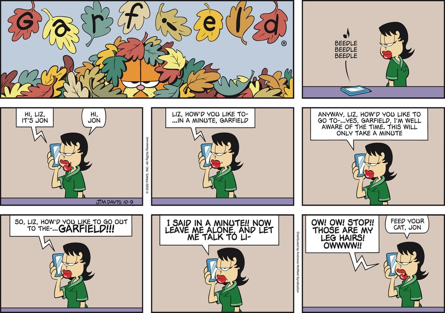 Garfield, October 9, 2022