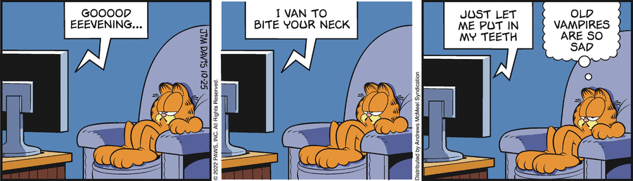 Garfield, October 25, 2022