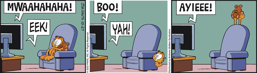 Garfield comic strip for Thursday, October 27, 2022