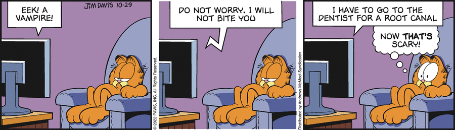 Garfield, October 29, 2022