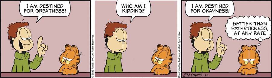 Garfield, November 1, 2022