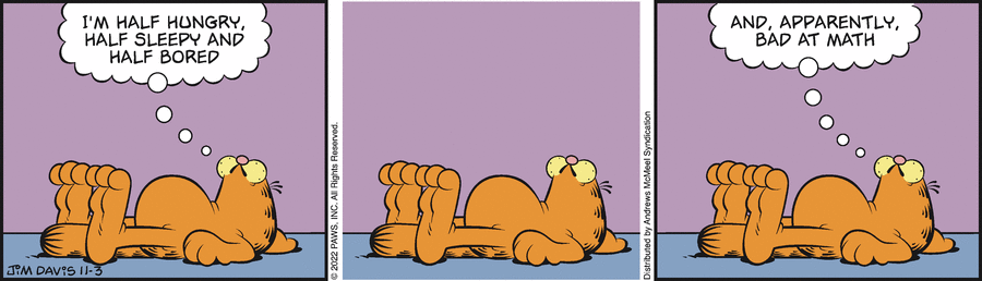 Garfield, November 3, 2022