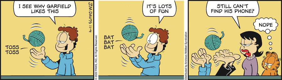 Garfield, November 4, 2022