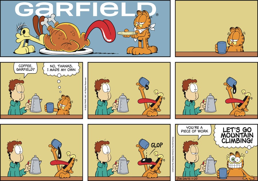 Garfield, November 20, 2022