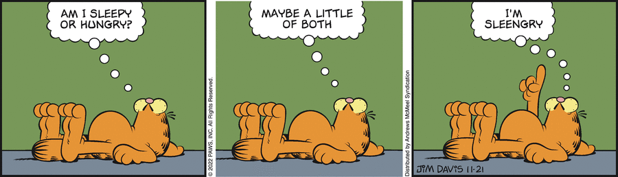 Garfield, November 21, 2022
