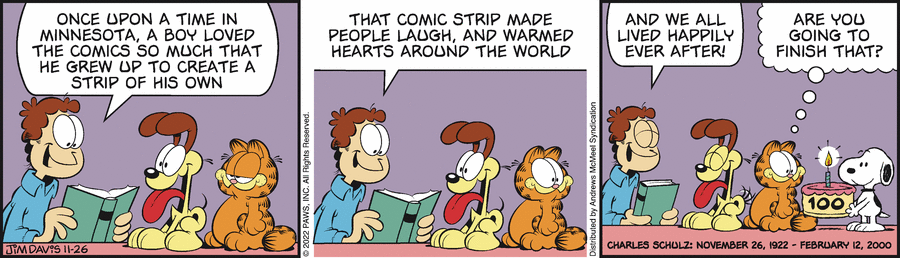 Garfield, November 26, 2022
