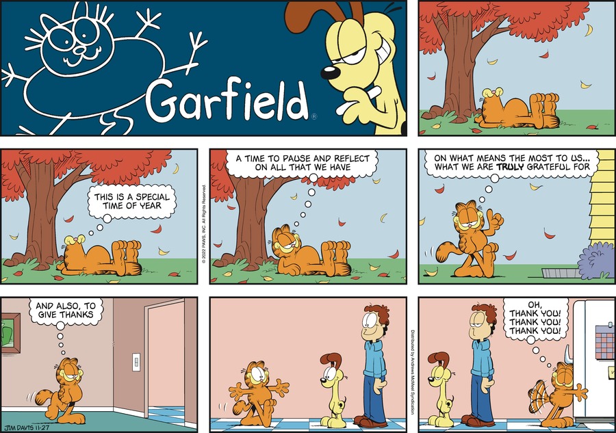 Garfield, November 27, 2022